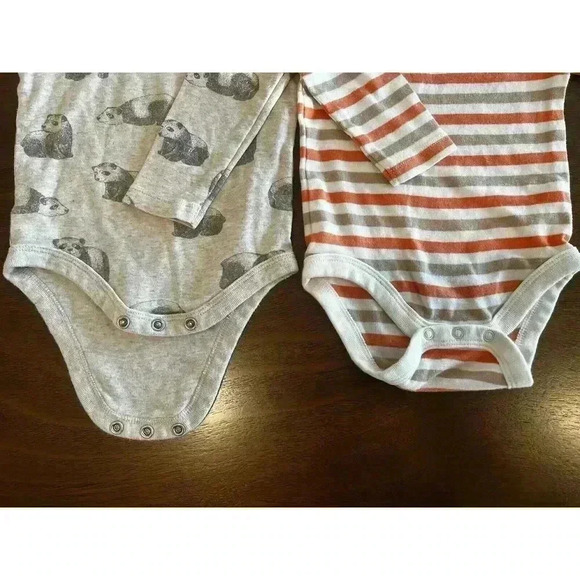 Lot Of 2. Baby Boy Bodysuit Members Mark 3 Months Multicolor (0171) - Picture 5 of 8
